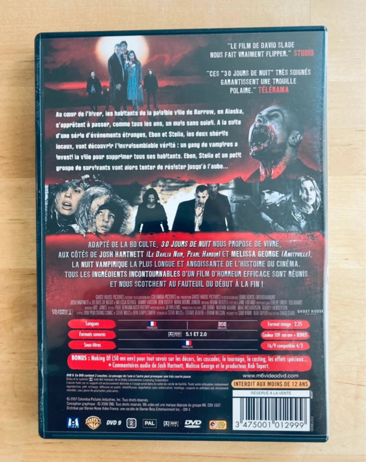 DVD 30 jours de nuit. – photo 3